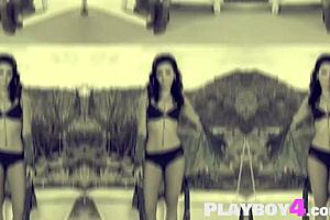 hey, check this stunning milf model stripping naked, flaunting her perfect round ass outdoors!