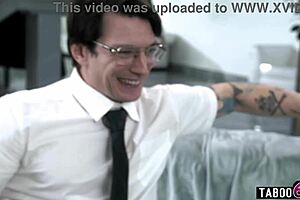 young religious guys surround huge titted granny dee williams stroking their big cocks ready to convert her