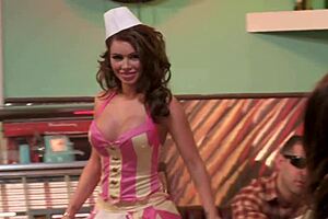 Gemma Massey, Isis Love, Krissy Lynn diner group sex frenzy?