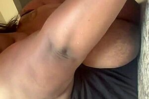 kitchen sex pt6 has milf moaning on big natural tits ride