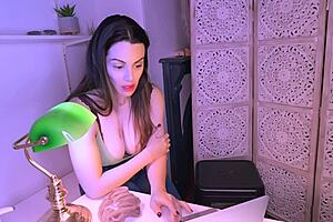 Stepmom's pantyhose goes missing leading to hot taboo pov sex with curvy brunette