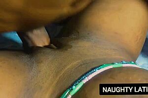 stepsis cums twice on bro's cock in her juicy ebony pussy?