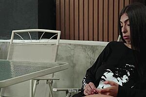 Hot big ass latina slut twerks and rides my monster cock!