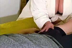 stepmom's secret gift is her fat latina ass taking bbc first time