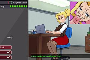 how does she handle all those office dicks at once?