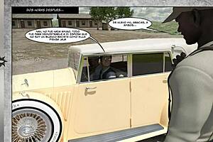 Wife cheats hubby honeymoon style comic blowjob!