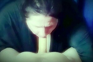 Watch me suck hubby and gulp his massive milky cum load!