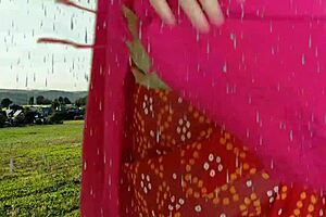 mommy's wet anal creampie in forest 😩 muscular ass bent over on puffy lips night 🌙