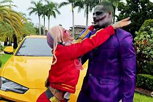 Joker unloads deep in Harley Quinn with Jason Luv Kali Roses!