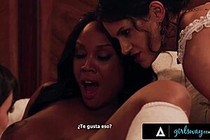 goth teen lana summons milf penny barber for squirting lesbian spirit sex