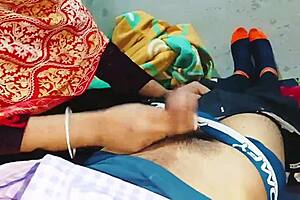 Think you can handle her painful tight ass doggy pounding with Hindi moans?