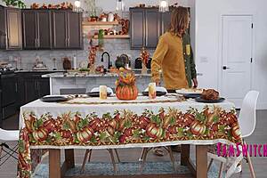 shocking family thanksgiving with mommy blowjobs and group taboo sex