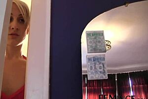 lesbian domina slaps wet slave pussy hard in intense bdsm fingering session