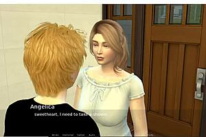 i'm watching my mommy take that huge black monster cock in sims 4 cuckold game