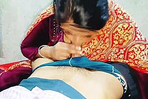 Think you can handle her painful tight ass doggy pounding with Hindi moans?