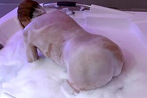 i wore bikini for anal jacuzzi fuck motel cuckold tears my husband