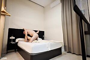 Petite blonde 18+ screams as huge Spanish cock destroys her tight POV!