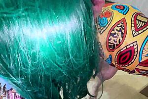 Stepson Spots Mature Beauty Posing Temptingly. Rips Clothes for Triple Pussy Pleasure!