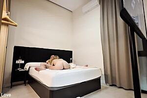 Petite blonde 18+ screams as huge Spanish cock destroys her tight POV!