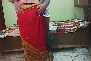 beautiful redhead bhabhi's hidden outdoor fuck caught by horny teen in hot series