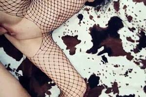 i roughly pounded her tight holes through those torn stockings until she screamed 😈