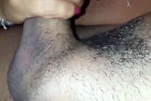 teresa jones slurps cock hungrily as hot cum blasts into her eager milf mouth during sloppy blowjob