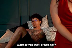 oh man my stepmom's big ass latina body feels so good after i uh breakup with girlfriend she licks me deep