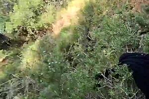 sexy mature couple doggystyle in forest excerpt