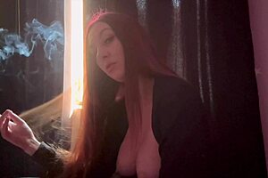 italian big tits milf artemisia love's slow motion smoke fetish session