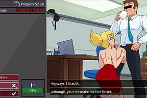 how does she handle all those office dicks at once?