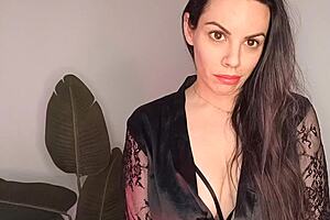 stepmom catches you jerking to her moans spanks hard