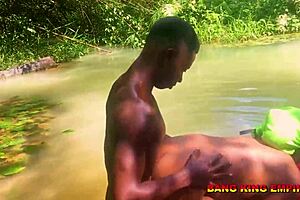 Stepsister hardcore fucked doggystyle pov in village stream