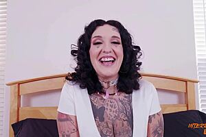 gia lovely begs for bbc double penetration in her horny latina milf pussy!