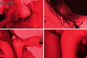 chariya takes four anal creampies loving red room