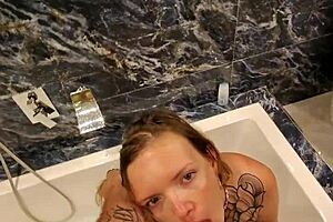 i crave duo anal in glass bathroom of this stunning villa