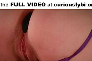 muscular femdom slut edges your cock then pushes you to suck big monster meat in bedroom