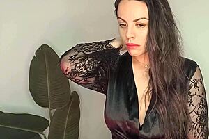 stepmom catches you jerking to her moans spanks hard