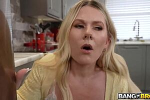 Harley king shares jovan jordans huge cock cowgirl ride with naughty stepmom brooke ivory