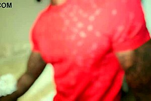 yo nyny lew squirts on delivery dude's bbc tip