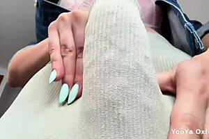 Stepmother's pudgy cock caught by horny stepson leads to cum sucking frenzy