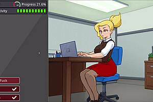 how does she handle all those office dicks at once?