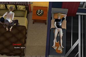 i'm watching my mommy take that huge black monster cock in sims 4 cuckold game