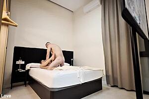 Petite blonde 18+ screams as huge Spanish cock destroys her tight POV!