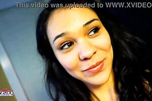 petite brunette coed sabrina sucks deep, rides hard and rims greedily 😍🍑💦🔥