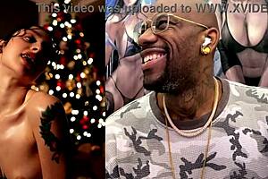 thicc veiny transgender teen strokes hard girl cock public christmas