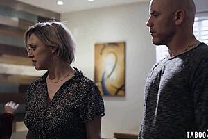 busty milf drags innocent teen into wild taboo ffm threesome sex