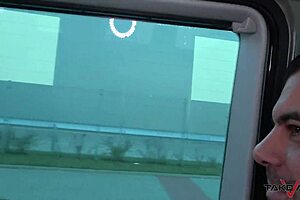 Milf Secretary Double Pounded With Deepthroat In Driving Taxi