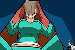 Married milf bends for thick cock deep in ass at shop