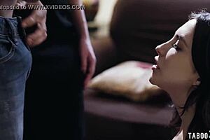 busty milf drags innocent teen into wild taboo ffm threesome sex