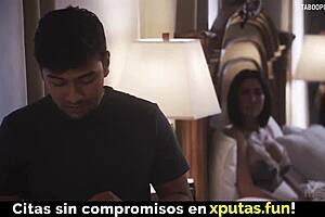 brunette latina milf sucks cock doggystyle fucked creampie spanish subs